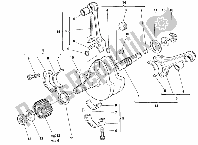 Wszystkie części do Wa? Korbowy Ducati Monster 900 S 1998